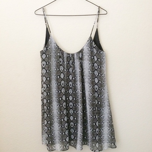 Show Me Your MuMu Dresses & Skirts - Show Me Your Mumu Trapeze Snakeskin Mini Dress